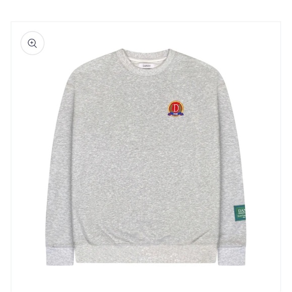 Danzy Gray Crewneck Sweater - Picture 1 of 6